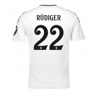 Real Madrid Antonio Rudiger #22 Replica Home Shirt 2024-25 Short Sleeve